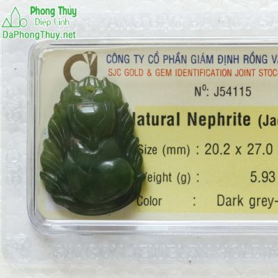 Hồ Ly đá phong thuỷ ngọc bích J54115