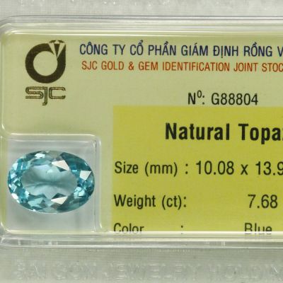 Viên đá topaz hoàng ngọc PAZ7,68