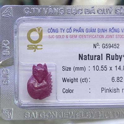 Hồ ly đá quý Ruby G59452