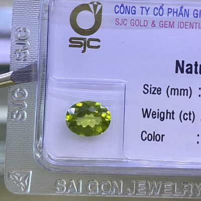 Viên đá peridot ngọc olivin G61166