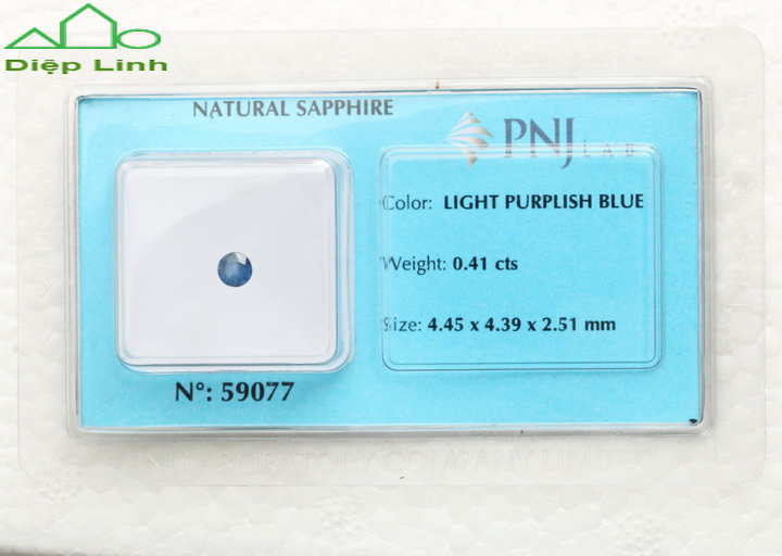 Da Sapphire xanh duong