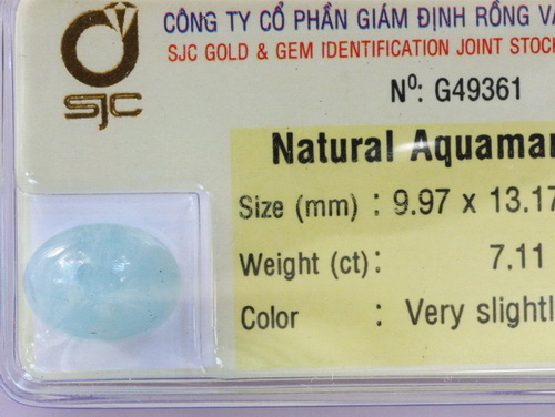 Trang suc aquamarine