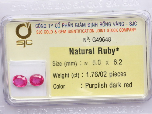 Bong tai ruby