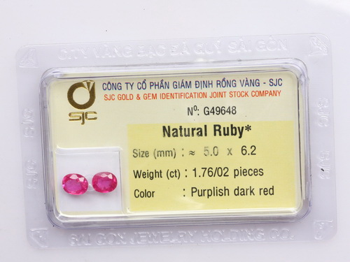 Bong tai ruby