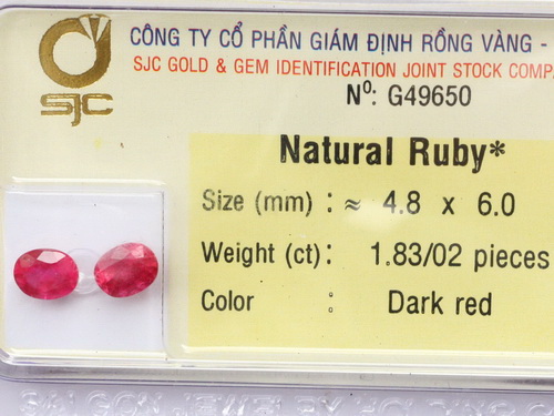 Bong tai ruby