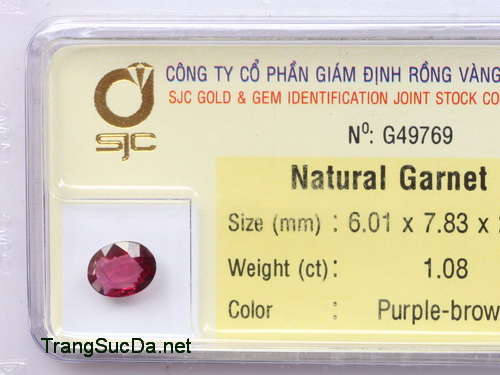 Da garnet ngoc hong luu