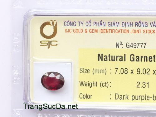 Da garnet ngoc hong luu