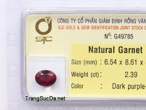 Da garnet ngoc hong luu