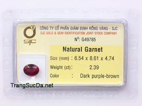 Da garnet ngoc hong luu