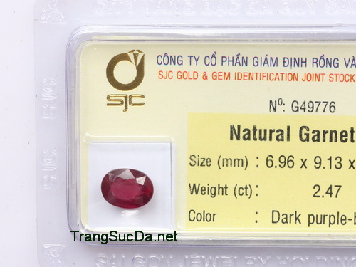 Da garnet ngoc hong luu