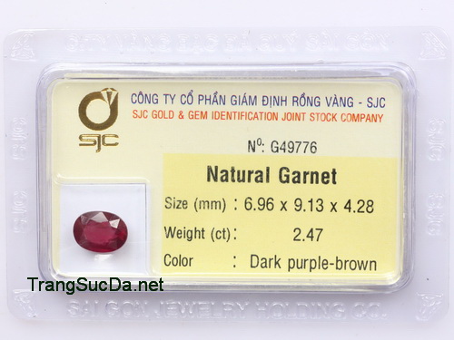 Da garnet ngoc hong luu