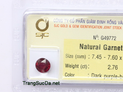 Da garnet ngoc hong luu