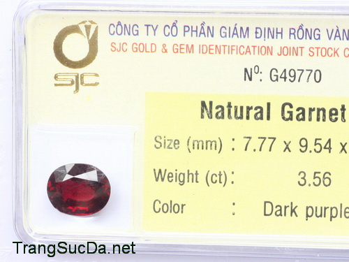 Da garnet ngoc hong luu