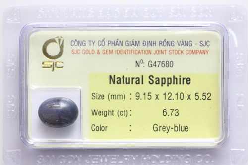 Da sapphire xanh