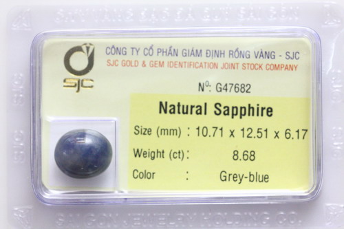 Da sapphire xanh