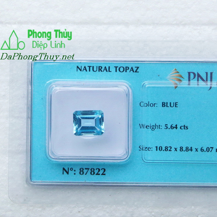 Da topaz xanh hoang ngoc